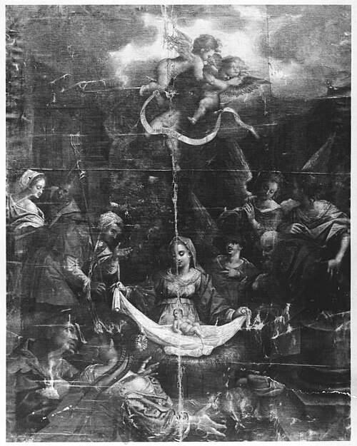 Anbetung der Hirten (Kopie nach), 1584, Hans von Aachen