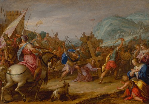 Jesus Christ bearing the Cross, 1587, Hans von Aachen