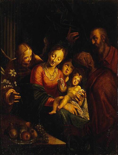 La Sainte Famille, 1589, Hans von Aachen