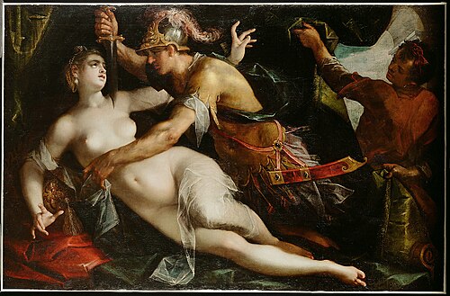 Tarquinius und Lukrezia, 1600, Hans von Aachen