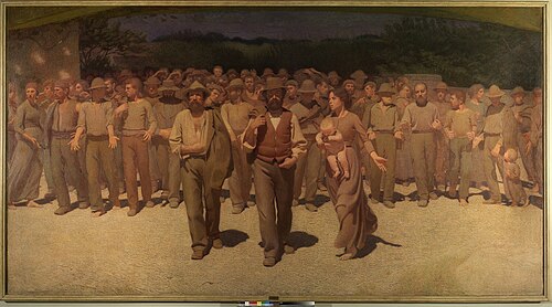 Le Quart-État, 1901, Giuseppe Pellizza