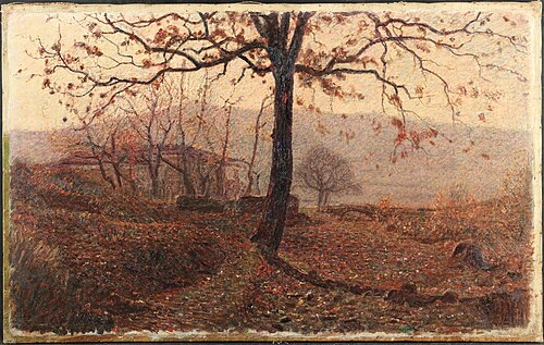 Farmhouse Clementina, near Volpedo, 1906, Giuseppe Pellizza