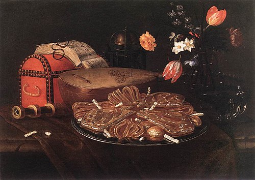 Nature morte aux cinq sens, 1676, Giuseppe Recco