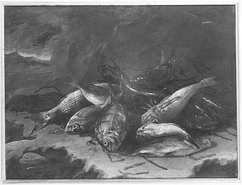 Fischstillleben, 1664, Giuseppe Recco