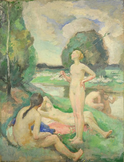 Bathers, 1918, Hugo Boettinger