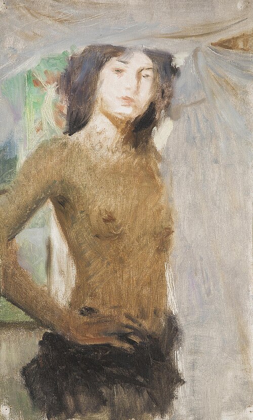 A Study of a Nude Girl, 1934, Hugo Boettinger