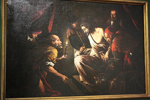 Le Christ aux outrages, 1700, Pietro della Vecchia