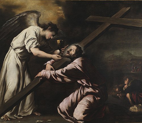 Christ on the Mount of Olives, 1650, Pietro della Vecchia