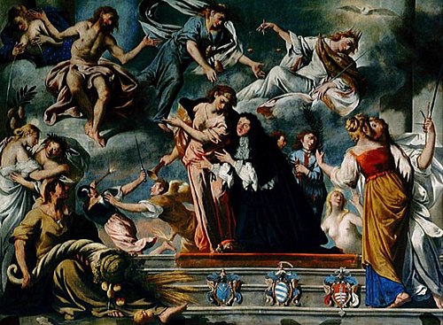 Glorification of Domenico Zen, 1675, Pietro della Vecchia