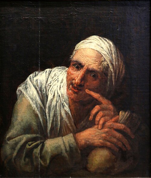 Tête de femme, , Pietro della Vecchia