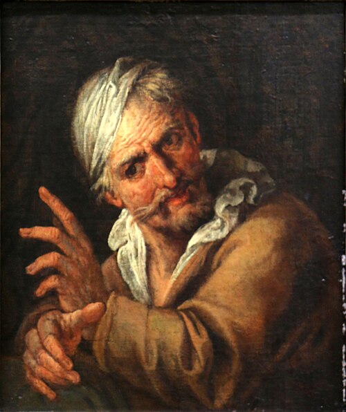 Tête d'homme, , Pietro della Vecchia