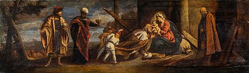 The Adoration of the Magi, 1650, Pietro della Vecchia