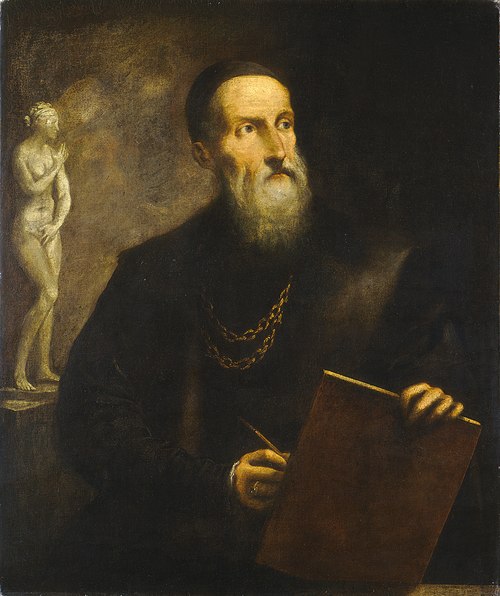 Portrait of Titian, 1650, Pietro della Vecchia