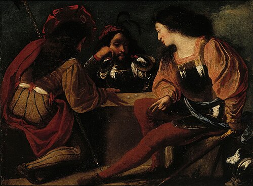 Dice players, , Pietro della Vecchia