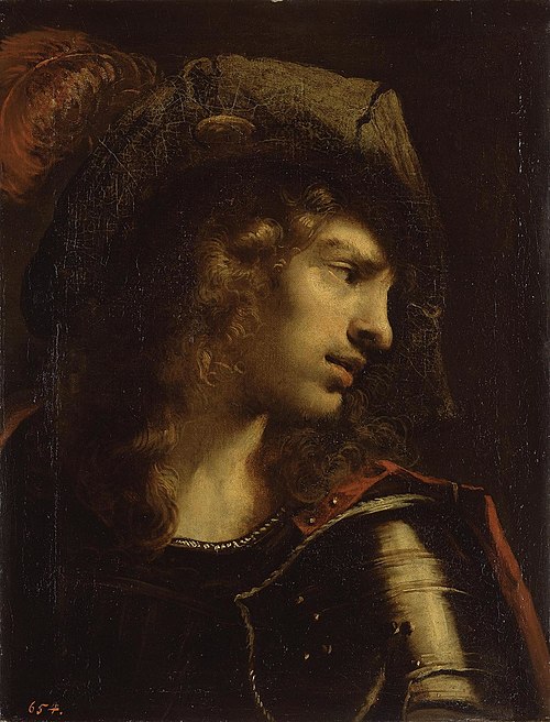 Head of a Young Warrior, 1630, Pietro della Vecchia
