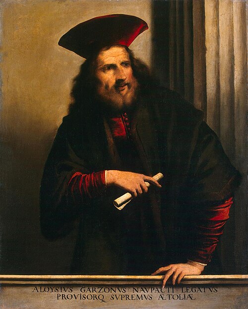 Portrait of Aloysio Garzoni, 1640, Pietro della Vecchia