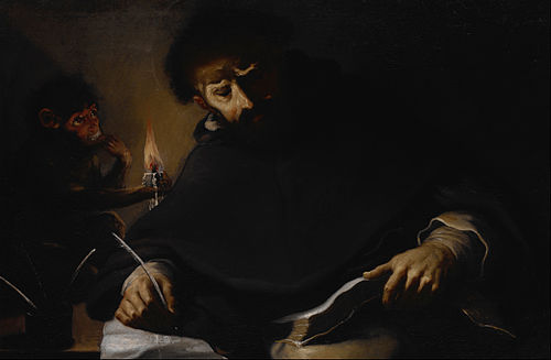 St. Dominic and the Devil, 1630, Pietro della Vecchia