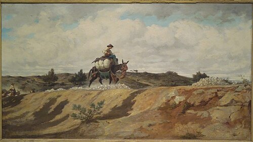 Le muletier du Var aux environs de Marseille, 1853, Émile Loubon