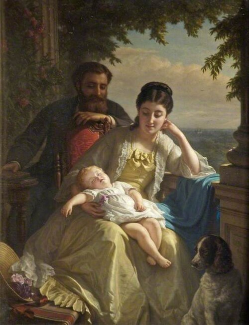 The First Born, 1881, Joseph Laurent Dyckmans
