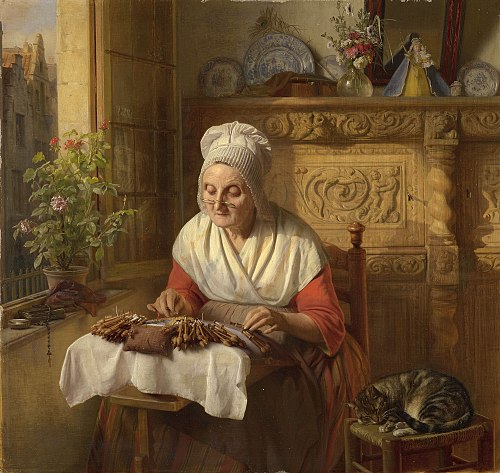 The Lace Maker, 1853, Joseph Laurent Dyckmans