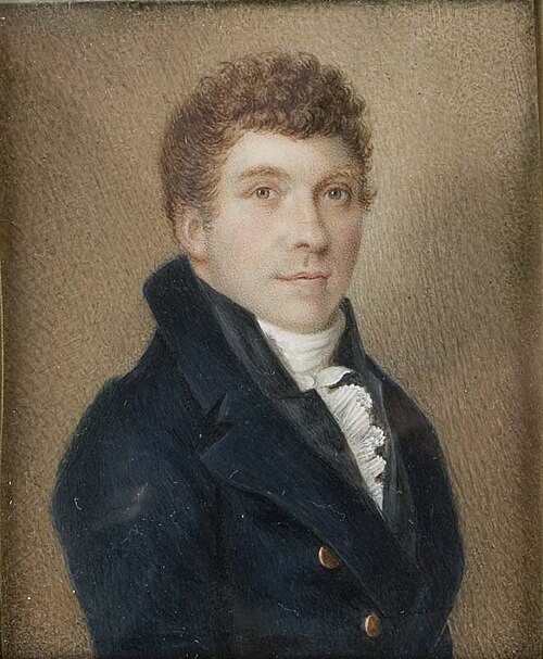 Zelfportret van Willem Bartel van der Kooi, kunstschilder, 1799, Willem Bartel van der Kooi