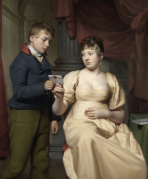 The Love Letter, 1808, Willem Bartel van der Kooi