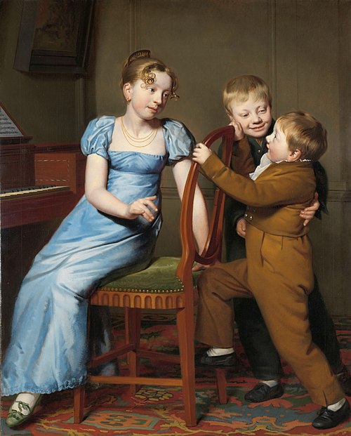 Piano Practice Interrupted, 1813, Willem Bartel van der Kooi