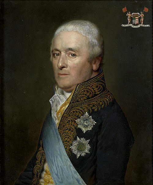 Portrait of Adriaen Pieter Twent, Count of Rosenburg, Minister of Public Works, Minister of the Inte, 1809, Willem Bartel van der Kooi