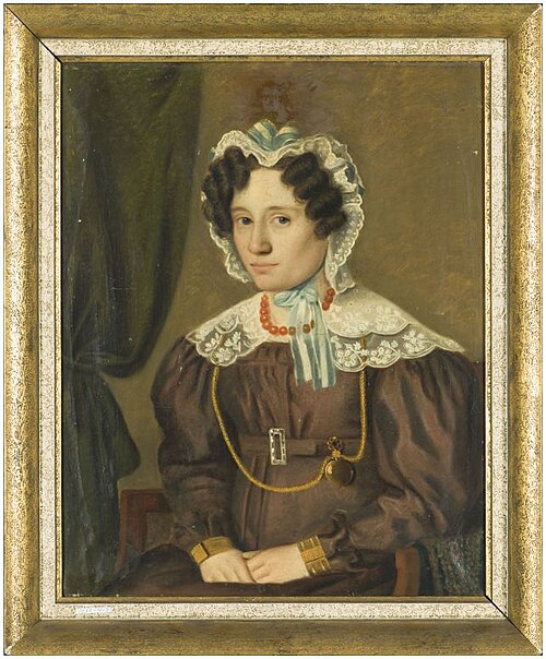 Portret van een dame, 1849, Willem Bartel van der Kooi