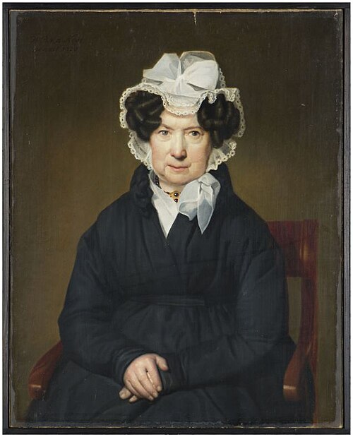 Portret van Anna Catharina Louisa Lemper, 1828, Willem Bartel van der Kooi