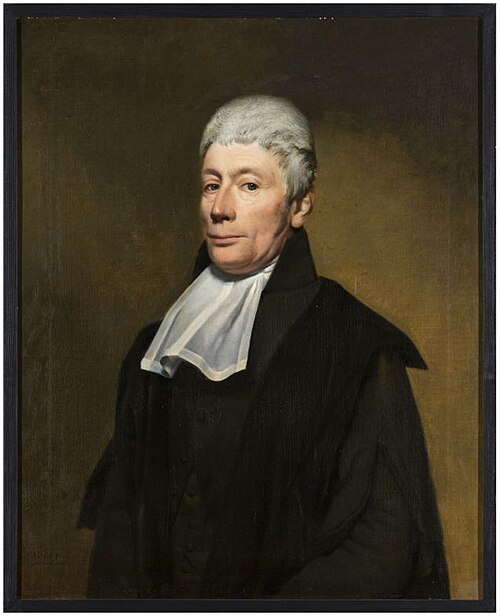 Portret van historicus en hoogleraar Harmanus Bosscha, 1809, Willem Bartel van der Kooi