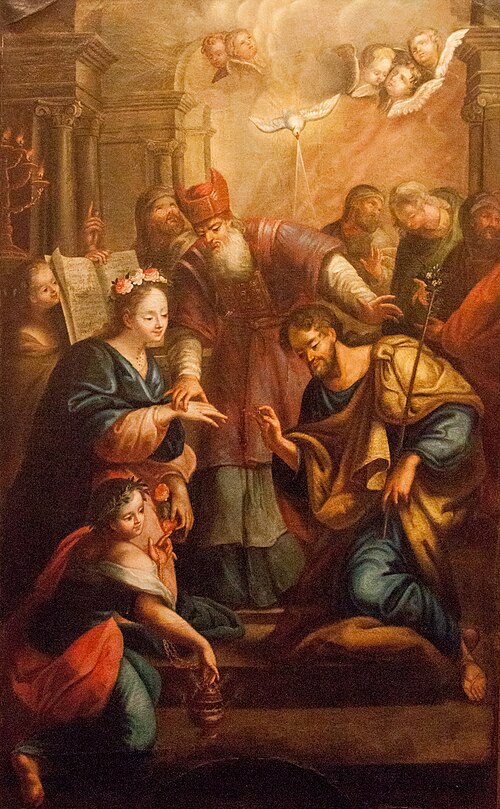 Betrothal of Virgin Mary and St Joseph, 1743, 