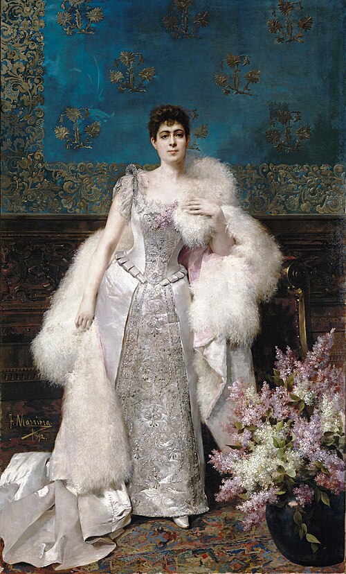 Francisca Aparicio y Mérida marquesa de Vistabella, 1892, Francesc Masriera Manovens