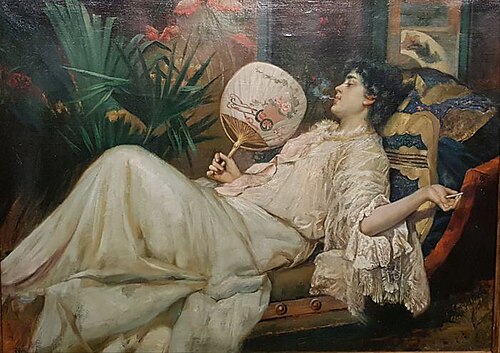 Youth Resting, 1894, Francesc Masriera Manovens