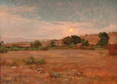 Paisaje por valenzuela llanos, , Alberto Valenzuela Llanos