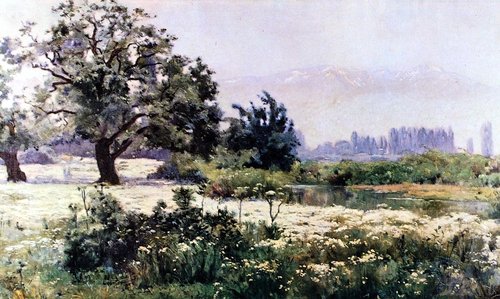 Paisaje con Manzanillas, , Alberto Valenzuela Llanos