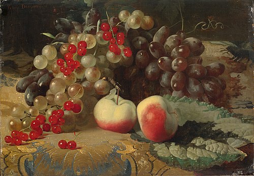 Nature morte aux fruits, 1857, Blaise Alexandre Desgoffe