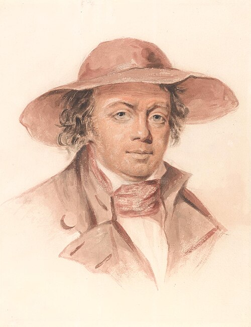 Man in a Brimmed Hat, , Luke Clennell