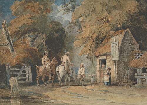 Country Toll House, 1797, Luke Clennell