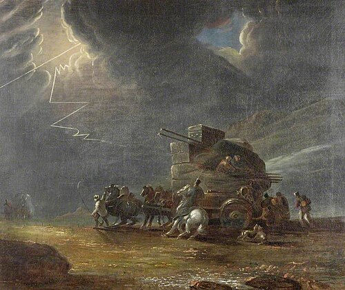 The Baggage Wagon, 1812, Luke Clennell