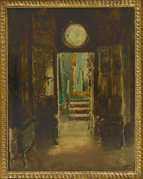 L'Escalier du look-out à Hauteville House, 1868, Georges-Victor Hugo