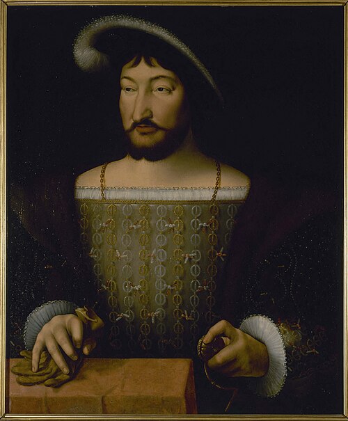 Portrait de François Ier, roi de France, 1535, Joos van Cleve