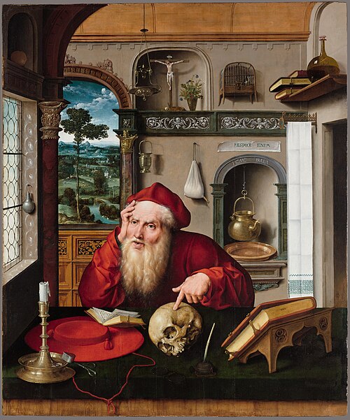 Saint Jerome in His Study, 1521, Joos van Cleve