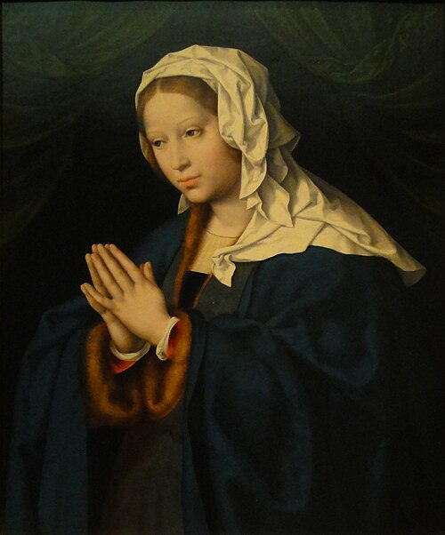 Praying Mary, 1540, Joos van Cleve