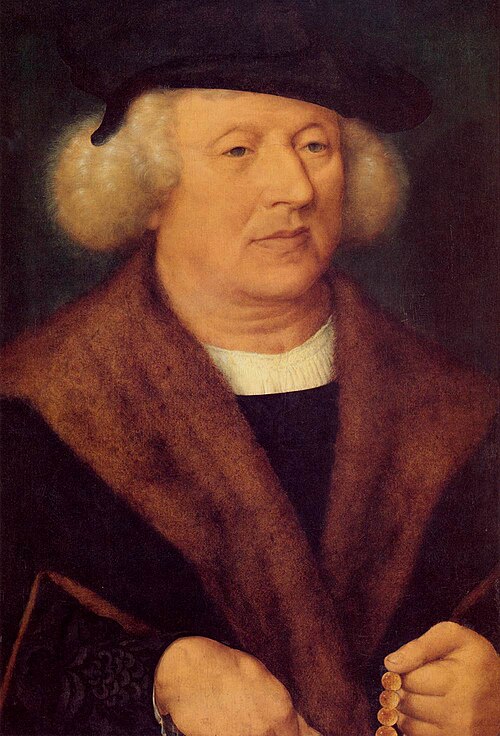 portrait of a man with black cap, 1535, Joos van Cleve
