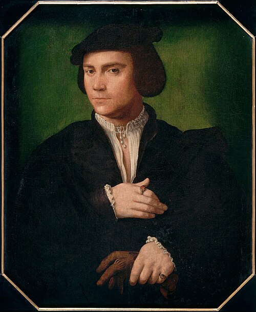 L'Homme au gant, 1532, Joos van Cleve