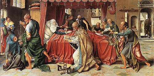 The death of the Virgin, 1515, Joos van Cleve