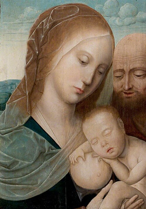 Virgin and Child with St Joseph, 1525, Joos van Cleve