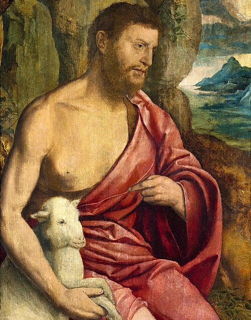 Johannes der Täufer., 1540, Joos van Cleve