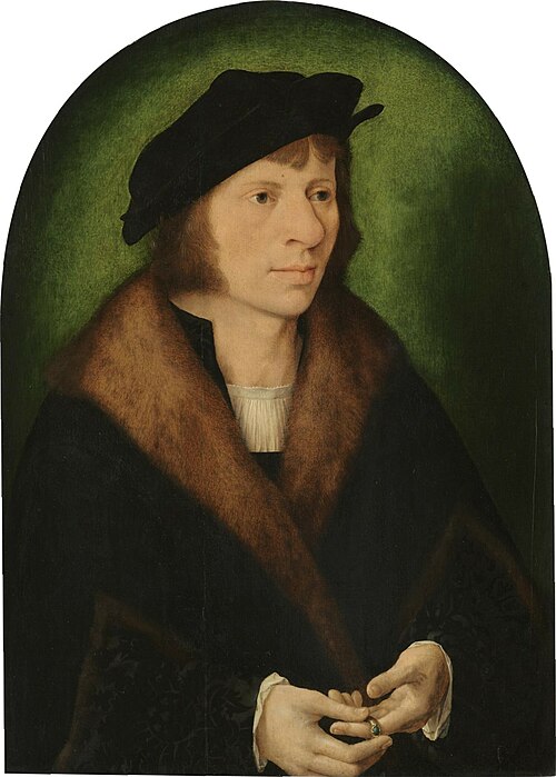Portrait of a young man, 1519, Joos van Cleve